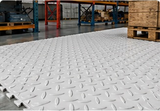 مشروع أرضيات PVC أخضر غامق