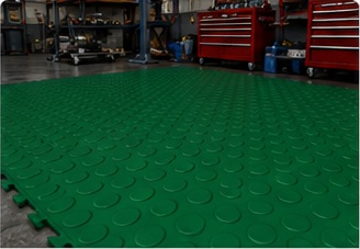 مشروع أرضيات PVC أبيض
